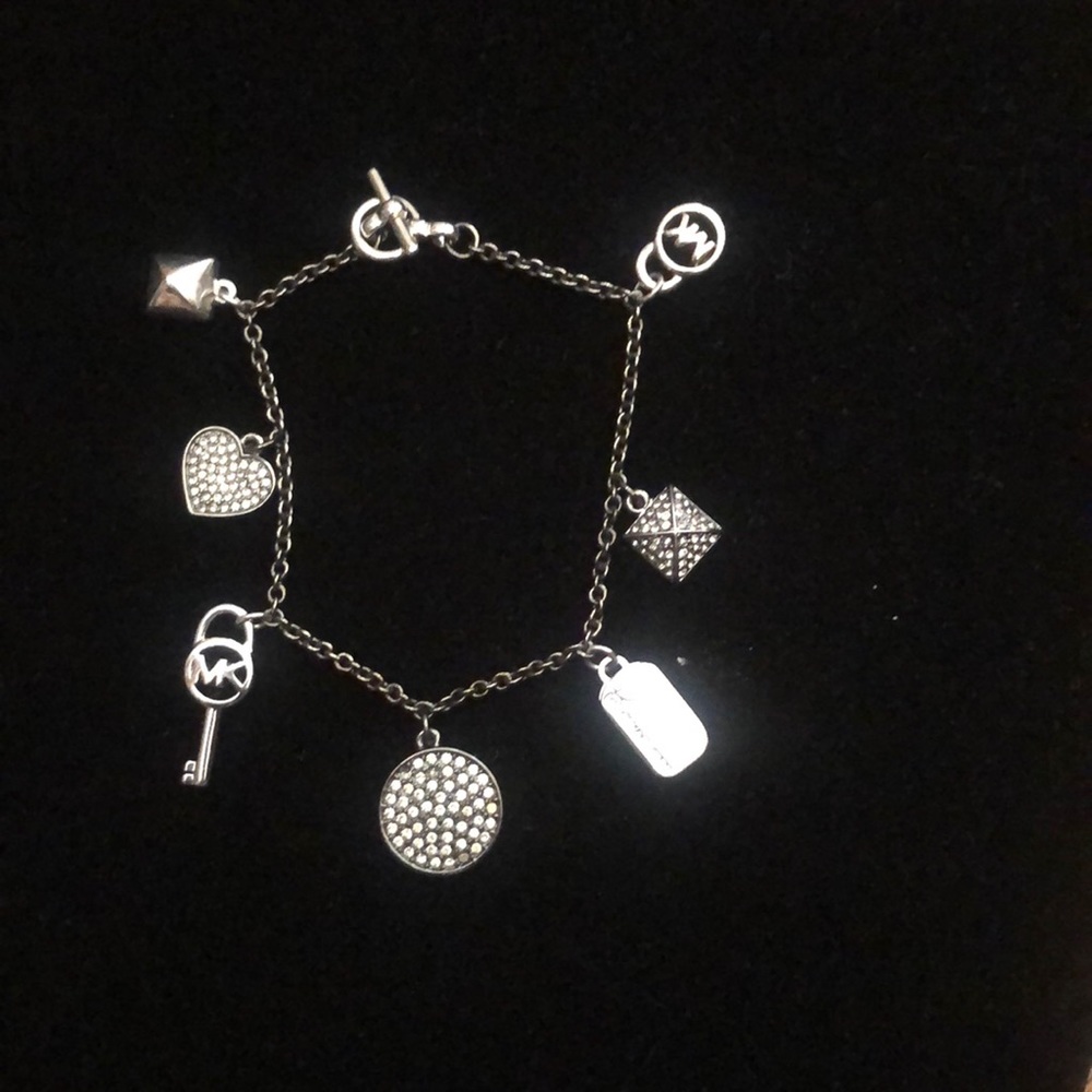 Michael Kors Pave Accented Charm Bracelet